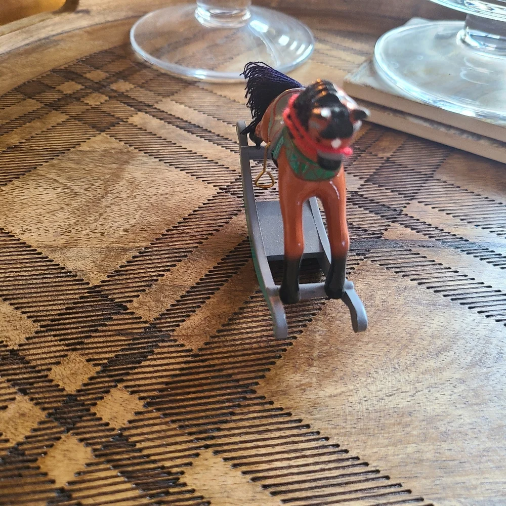 Hallmark 1989 Rocking Horse ornament